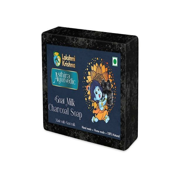 Lakshmi Krishna Goat Milk Charcoal Soap Cheap